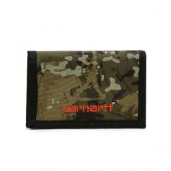 CARHARTT WIP-Payton Wallet Camo Combi / Safety Orange - Portafogli Camo -I025411.0G2.90.06