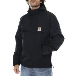 CARHARTT WIP-Nimbus Pullover Jacket - Black - Giacca Invernale Uomo Nera-I028435.89.00.03