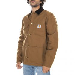 CARHARTT WIP-Michigan Coat Jacket - Hamilton Brown - Giacca Leggera Uomo Marrone-I028425.HZ.01.03