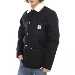 CARHARTT WIP-Mens Fairmount Black Coat Jacket -I028427.89.01.03