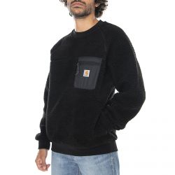 CARHARTT WIP-Prentis Sweatshirt Black - Felpa Girocollo Uomo Nera-I028131.89.00.03