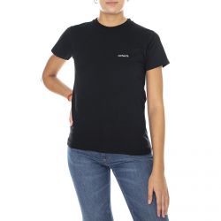 CARHARTT WIP-S/S W' Typeface T-Shirt Black -I028443.89.90.03