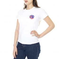 CARHARTT WIP-W' S/S Sticky T-Shirt White - Maglietta Girocollo Donna Bianca-I028511.02.00.03