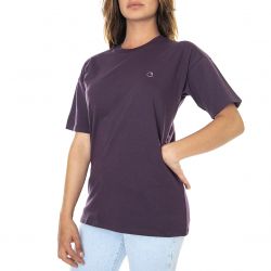 CARHARTT WIP-W' S/S Commission Logo T-Shirt Boysenberry - Maglitta Girocollo Donna Viola -I028513.0E8.00.03