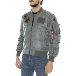 Alpha Industries-A-1 Air Force - Giacca Uomo Verde / Vintage -198109-432