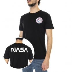 Alpha Industries-Mens Apollo 15 Black T-Shirt-198501-03
