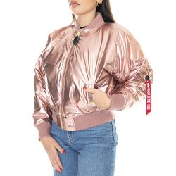 Alpha Industries-MA-1 Os - Giacca Invernale Donna Rosa-128001MF-632