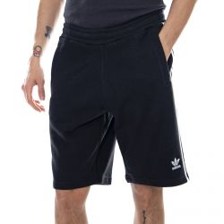 Adidas-Mens 3-Stripes Black Shorts-DH5798