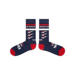 Reebok-CL Vector Crew Socks - Blue / White / Red - Calzini Multicolore-DN6023