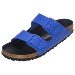 Birkenstock-Arizona Birko Flor Ultra Blue Sandals-1019301