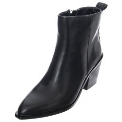 Buffalo-Womens Margarita Calf Black Ankle Boots-BFSMARGARITA-BK