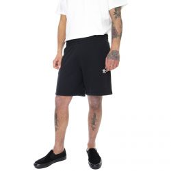 Adidas-Mens Trefoil Essentials Black Shorts -FR7977