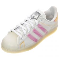 Adidas-Womens Superstar Shoes - Futurshell White - Scarpe Stringate Profilo Basso Donna Bianche-FY7357