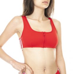 Adidas-Womens Adicolor Classics Bikini Top - Primeblue Scarlet - Top da Bagno Donna Rosso-GN2904