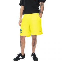 Adidas-Mens Woven Acid Yellow Shorts-GN3857