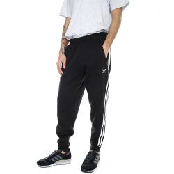 Adidas-Mens 3-Stripes Black Pants-GN3458