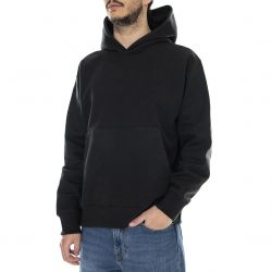 Adidas-Mens Contempo Black Hooded Sweatshirt-H11377