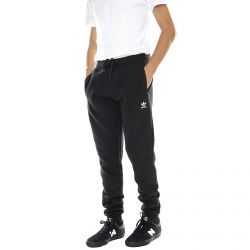 Adidas-Mens Trefoil Essentials Black Jogging Pants-H34657