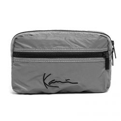 Karl Kani-Signature Tape Hip Bag - Refelective Silver - Marsupio Argento-KRAKKMACCQ32005SLV