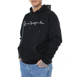 Karl Kani-Mens Originals Black Hooded Sweatshirt-KRCKKMQ12151BLK