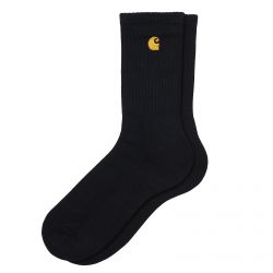 CARHARTT WIP-Chase Socks Black / Gold - Calzini Neri-I029421.89.90.06
