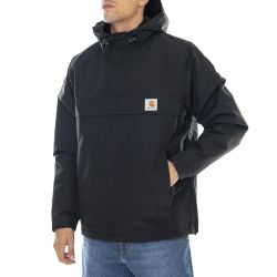 CARHARTT WIP-Mens Nimbus Black Hooded Winter Jacket-I028435.89.XX.03