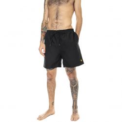 CARHARTT WIP-Chase Swim Trunks Black / Gold - Costume da Bagno Uomo Nero-I026235-00FXX