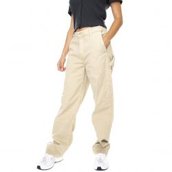 CARHARTT WIP-W' Pierce Pant Straight Dusty H Brown faded - Pantaloni Denim Jeans Donna Beige-I030289-07EFH