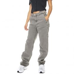 CARHARTT WIP-W' Pierce Pant Straight Black faded-I030289-89FH