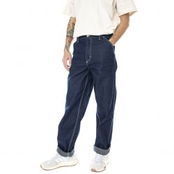 CARHARTT WIP-Simple Pant Blue / One Wash Mens-I022947-012Y