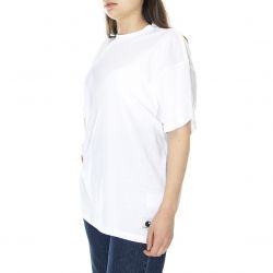 CARHARTT WIP-W S/S Rylie T-Shirt Long White - Maglietta Girocollo Donna Bianca-I030121-2