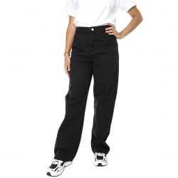 CARHARTT-W' Simple Pant Black Garment Dyed - Pantaloni Denim Jeans Donna Neri-I030487-89GD