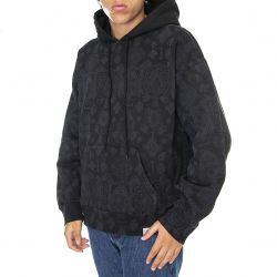 CARHARTT WIP-Hooded Verse Sweat Verse Print, Black-I030623-0Y1XX