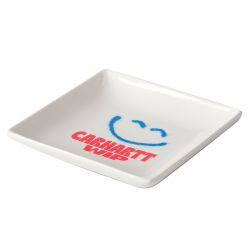 CARHARTT-Happy Script Tray Wax - Posacenere Bianco-I031271-D6XX