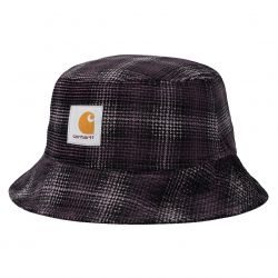 CARHARTT WIP-Cord Bucket Hat Wiley Check, Dark Plum -I028162-16TXX