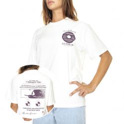 CARHARTT WIP-W' S/S Sensory T-Shirt Wax heavy stone wash - Maglietta Girocollo Donna Beige-I030936-D660