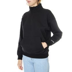 CARHARTT WIP-W' Ontario Highneck Sweatshirt Black / White-I030963-0D2XX