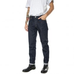 Edwin-Mens Regular Tapered Rinsed Blue Denim Jeans Pants-I030675.01.02.32-01.02