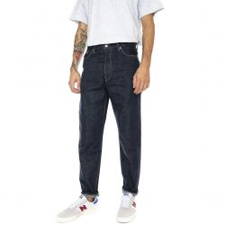 Edwin-Mens Loose Tapered Rinsed Blue Denim Jeans Pants-I030700.01.02.30-01.02
