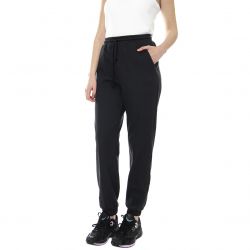 Adidas-Womens Rib Cuffed Black Pants-HE9505