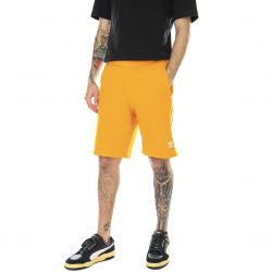 Adidas-Mens 3 Stripes Orange Shorts-HF2107