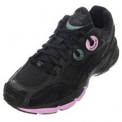 Adidas-Mens Adidas Astir Core Black / Core Black / Clear Lilac Lace-Up Low-Profile Shoes-GW5370