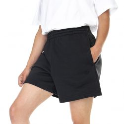 Adidas-Womens Adicolor French Terry Black Shorts-HC7082