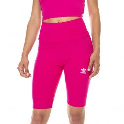 Adidas-Womens Adicolor Essentials Tight Pink Shorts-HG6167