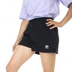 Adidas-Womens Short Logo Black Shorts-HC2045