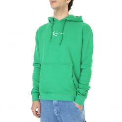 Karl Kani-Mens Small Signature Green Hooded Sweatshirt-KRCKM213-083-1