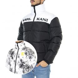Karl Kani-Retro Block - Giacca Invernale Reversibile Uomo Multicolore / Blu / Bianca-KRCKM213-036-1