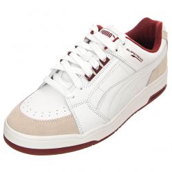 Puma-Mens Slipstream Lo Retro White Lace-Up Low-Profile Shoes-384692-06