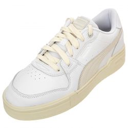 Puma-Mens CA Pro Lux White Lace-Up Low-Profile Shoes-387488-01