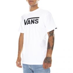 Vans-Classic T-Shirt - White / Black - Maglietta Girocollo Uomo Bianca-VGGGYB2